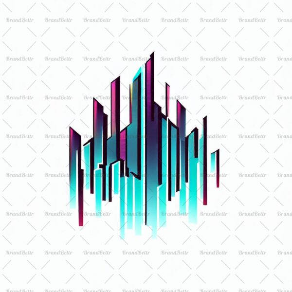 Abstrakte urbane Skylines